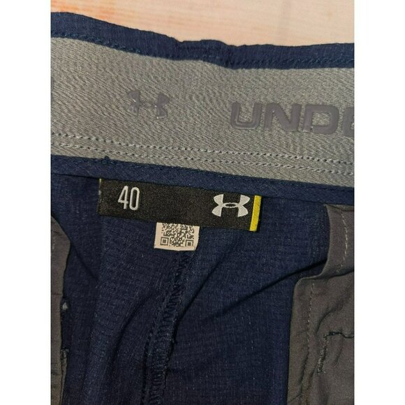 Under Armour Mens Blue Golf Shorts Size 40 - Picture 3 of 7